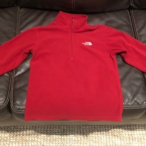 North Face Boys 3/4 zip long sleeve